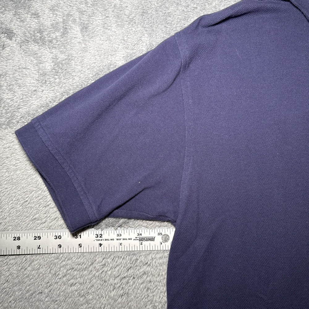 Tommy Hilfiger Men's Medium Navy Blue Polo Short Sleeve Shirt Tropical Collar - Picture 11 of 16